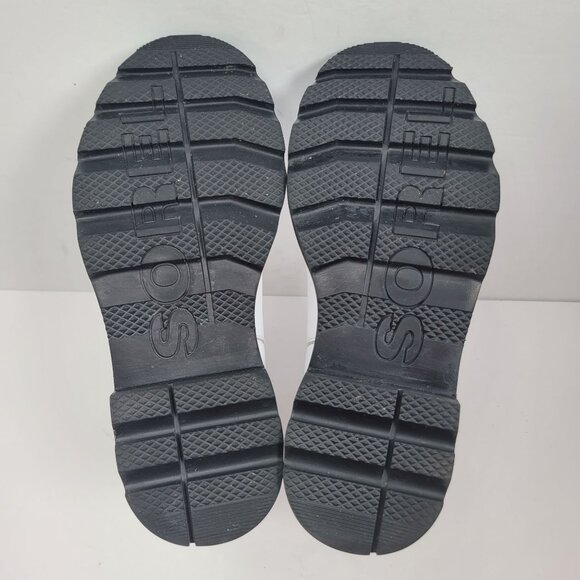 Sorel Women's Lennox White Leather Chelsea Ankle Boot US Size 6 - Picture 9 of 10